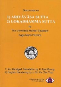 Image of Discourses on Ariyavasa Sutta and Lokadhamma Sutta