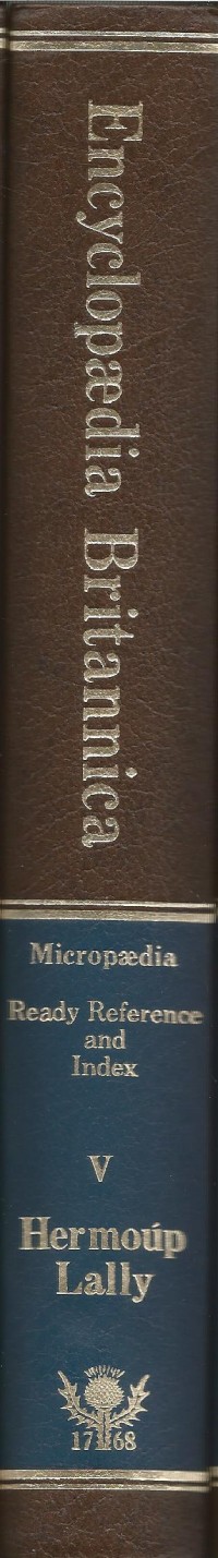 Image of Encyclopedia Britannica Marcopedia V : Ready Reference and Index