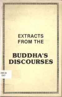Image of Extracts from the Buddha's Discourses