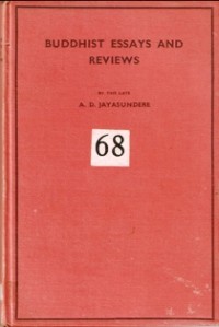Image of Buddhist Essays and Reviews