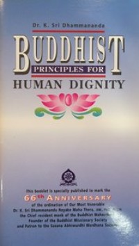 Image of Buddhist Principles for Human Dignity
