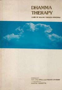 Image of Dhamma Therapy : Cases of Healing through Vipassana