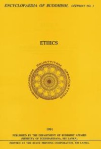 Image of Encyclopaedia of Buddhism, Offprint no. 1 : Ethics