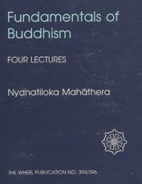 Image of Fundamentals of Buddhism : Four Lectures