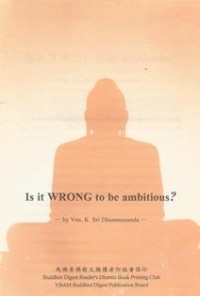 Image of Is it Wrong to be Ambitious?
