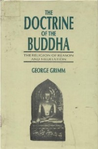 Image of The Doctrine of the Buddha : The Religion of Reason and Meditation