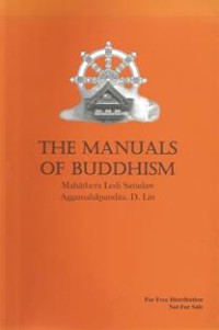 Image of The Manuals of Buddhism