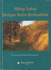 Image of Hidup Luhur Dengan Batin Berkualitas