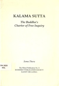 Image of Kalama Sutta : The Buddha's Charter of Free Inquiry