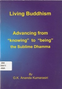Image of Living Buddhism : Advancing from 