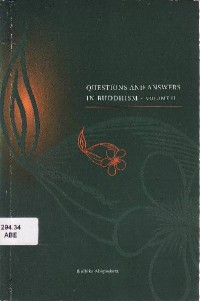 Image of Questions and Answers in Buddhism ( Volume II )